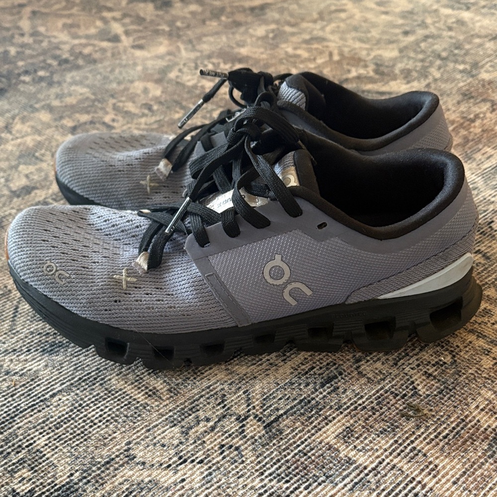On Cloud X4 Training Shoe - Women’s Gray and Black Athletic Shoes